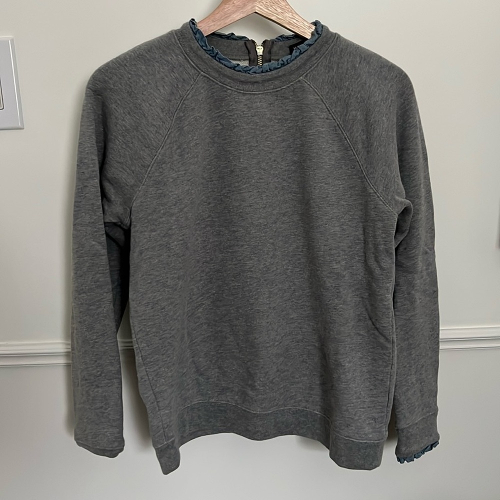 J.Crew Ruffle Sweatshirt